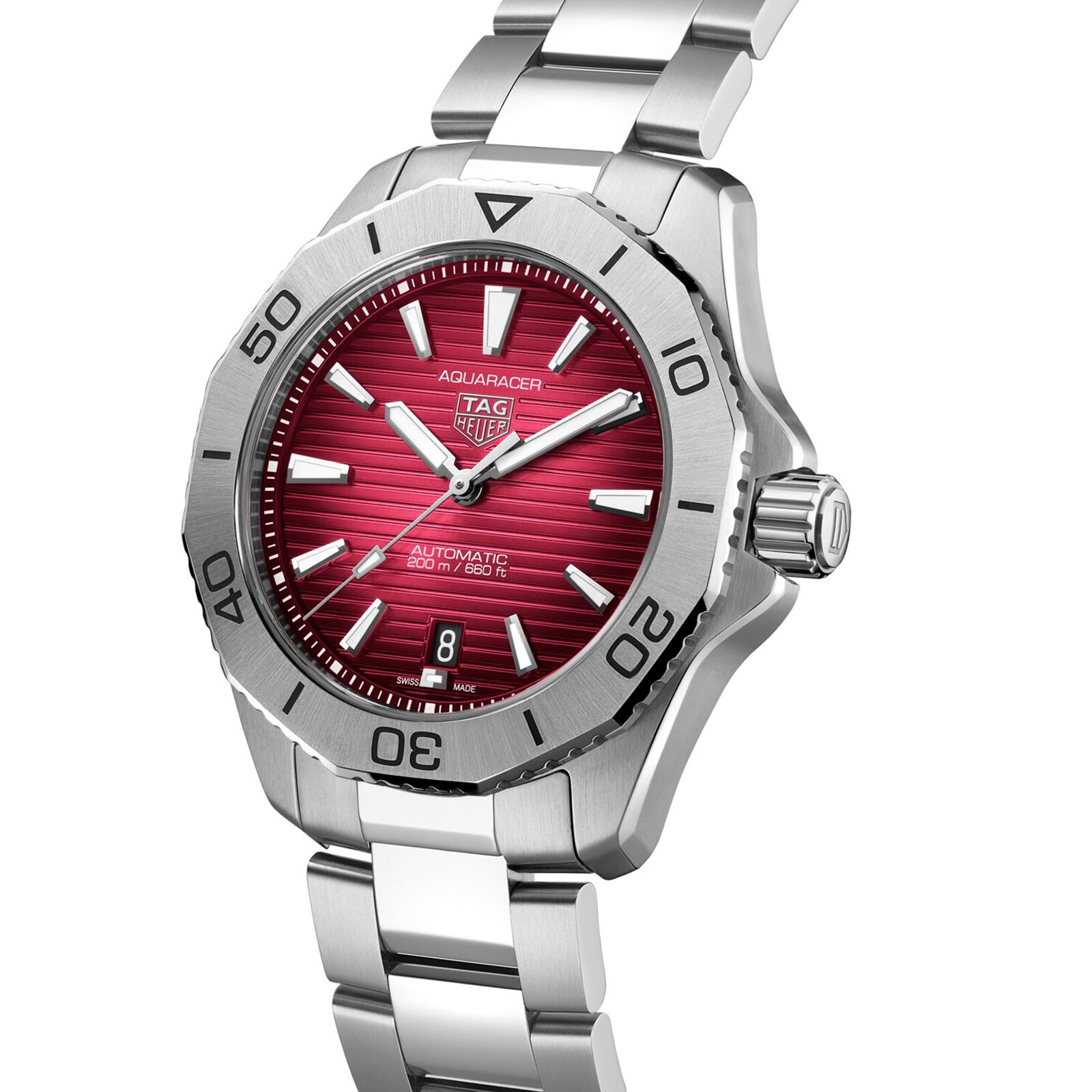 TAG Heuer Aquaracer Professional 200 40mm Mens Watch Red WBP2114.BA0627