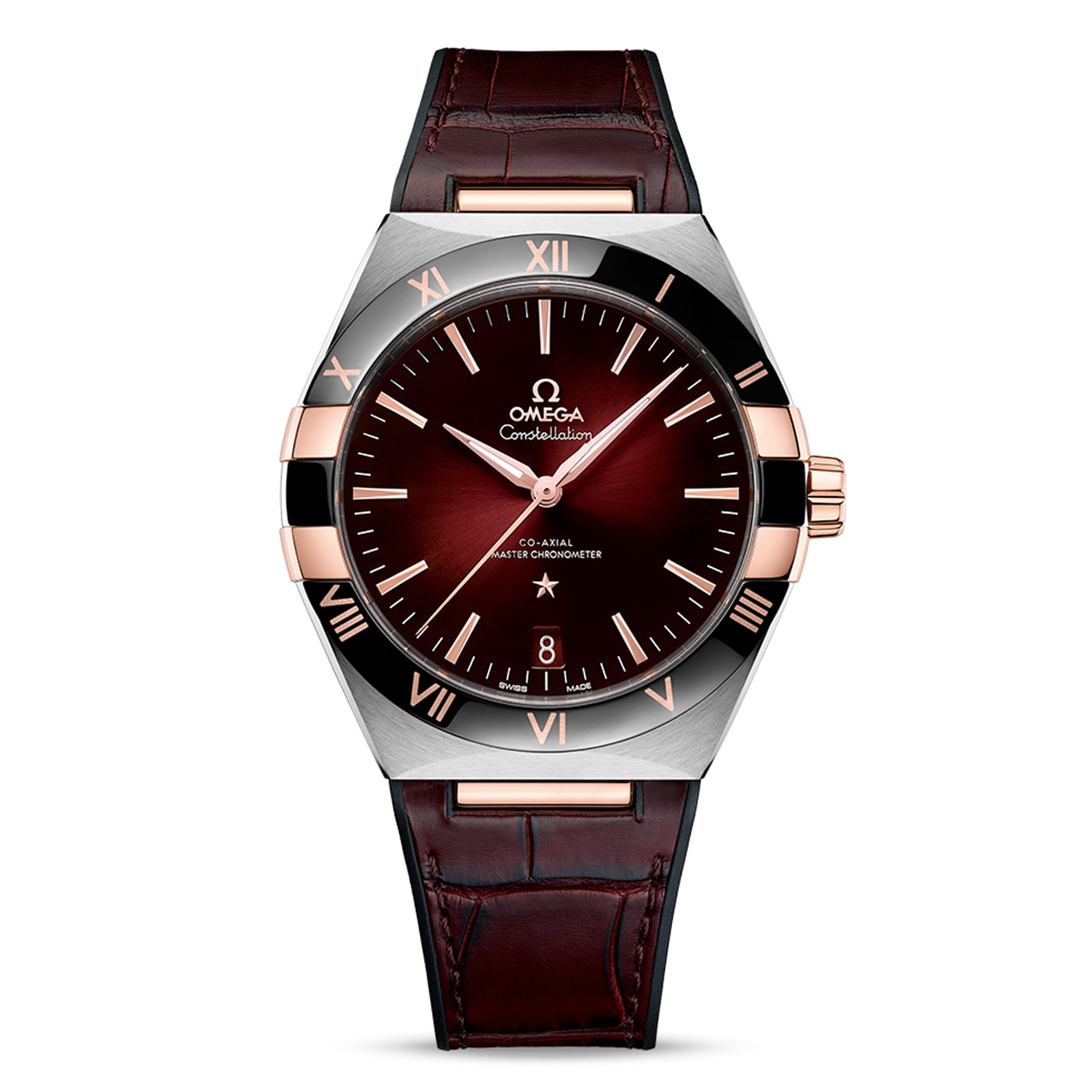 Omega Constellation Co Axial Master Chronometer 41mm Mens Watch Red O13123412111001