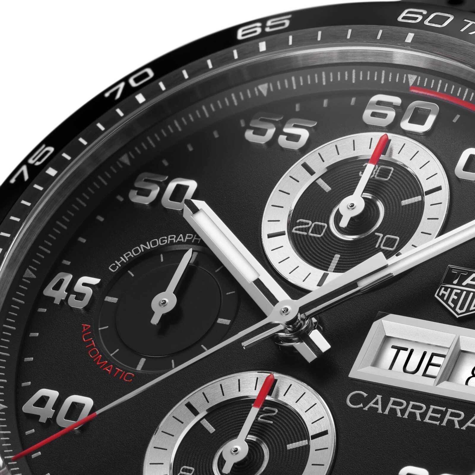 TAG Heuer Carrera 44mm Mens Watch Rubber CBN2A1AA.FT6228