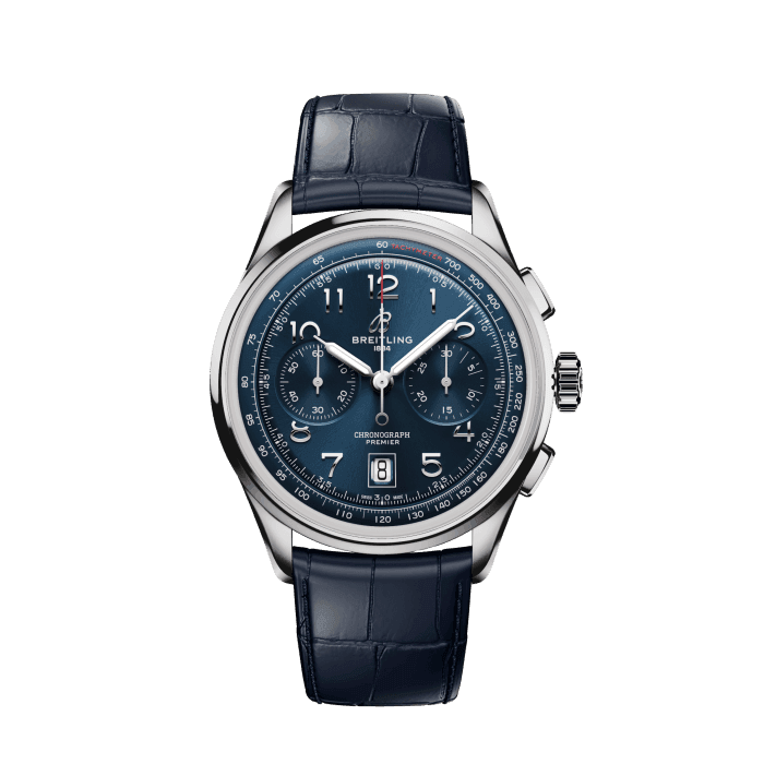 Breitling Premier B01 Chronograph 42 Stainless steel Blue AB0145171C1P2