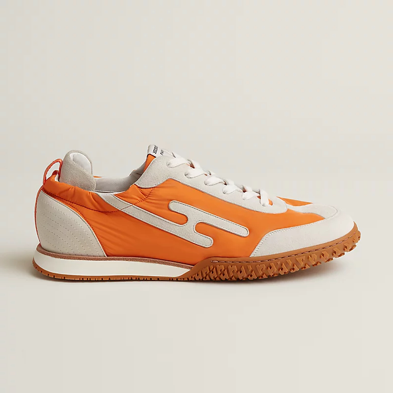 HERMES Jet Sneakers Oranage Sports Shoes