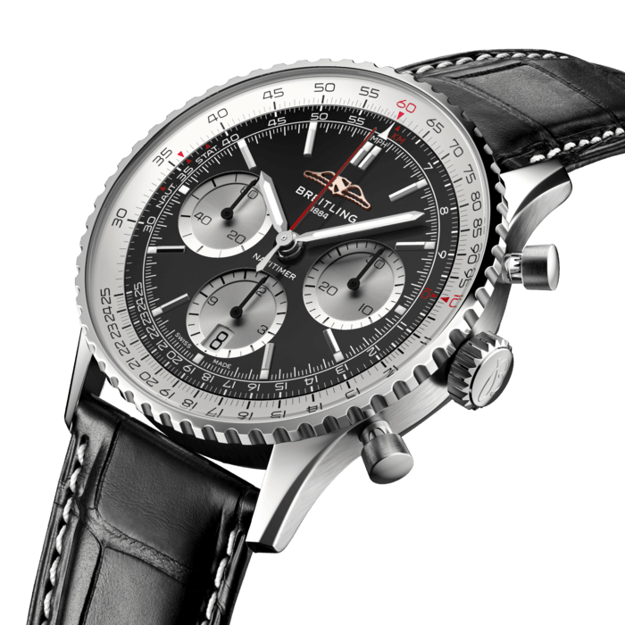 Breitling Navitimer B01 Chronograph 41 Stainless steel Black AB0139211B1P1