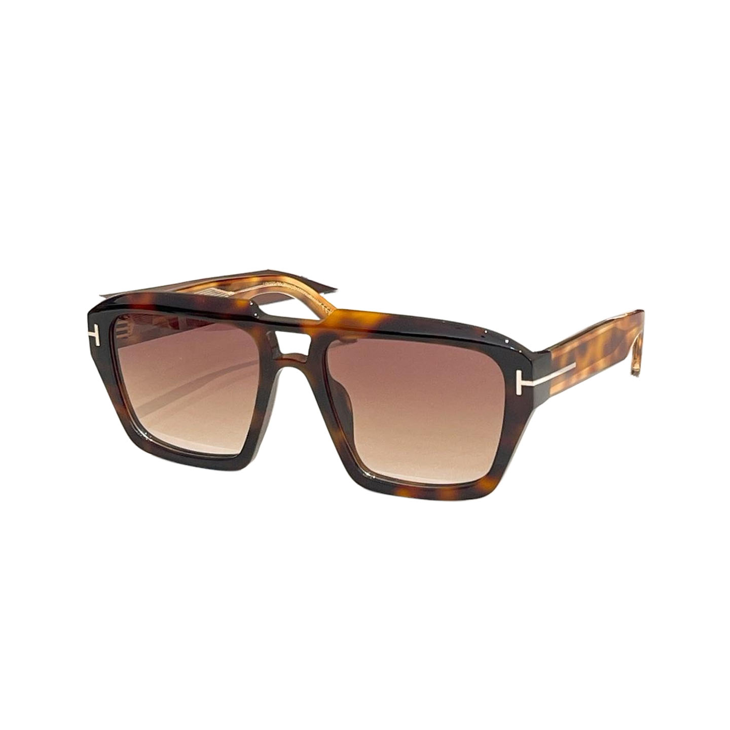 Tom Ford square frame glasses leopard apricot/leopard rust/yellow black/orange brown/tawny black/black/leopard blue/black brown color Size 56口19-140