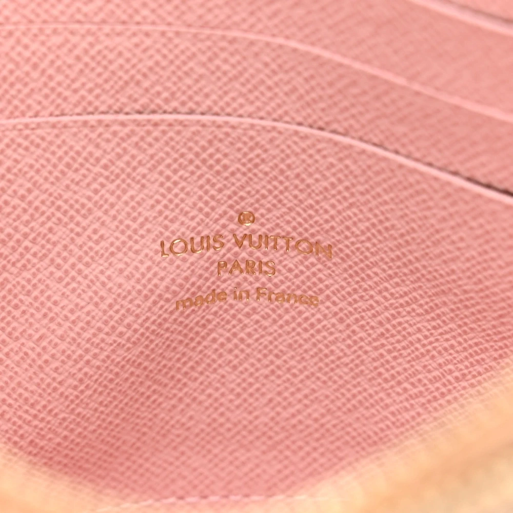 Louis Vuitton Double Zip Pochette PM Damier Azur Canvas Gold Hardware