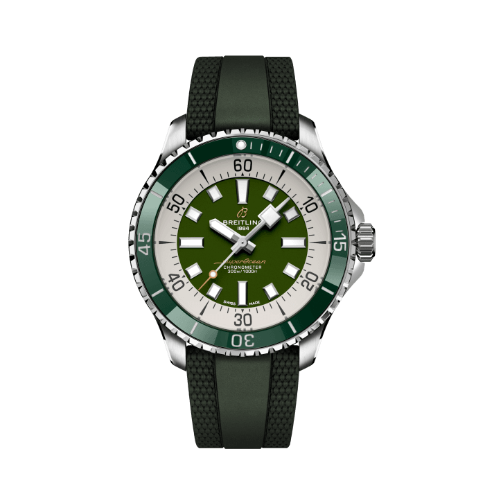 Breitling Superocean Automatic 44 Stainless steel Green A17376A31L1S1