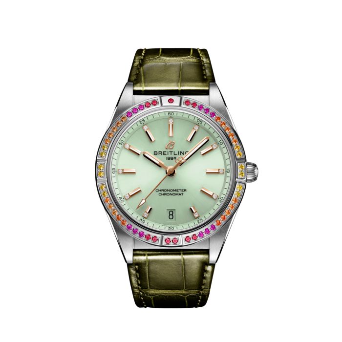 Breitling Chronomat Automatic 36 South Sea Stainless steel Mint green A10380611L1P1