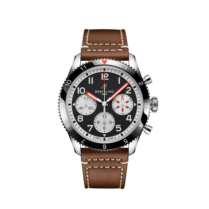 Breitling Classic AVI Chronograph 42 Mosquito Stainless steel Black Y233801A1B1X1
