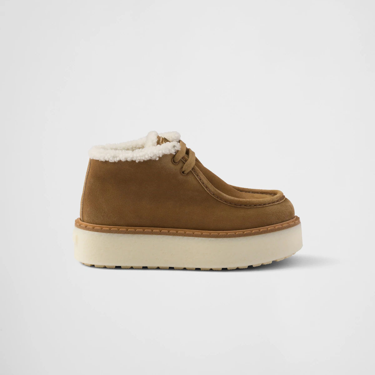 PRADA Suede leather polo boots