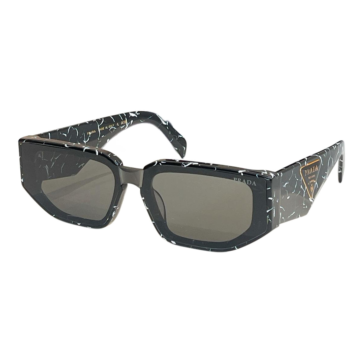 Prada glasses black/eggplant/white/pale orange/leopard brown color Size 54口20-148