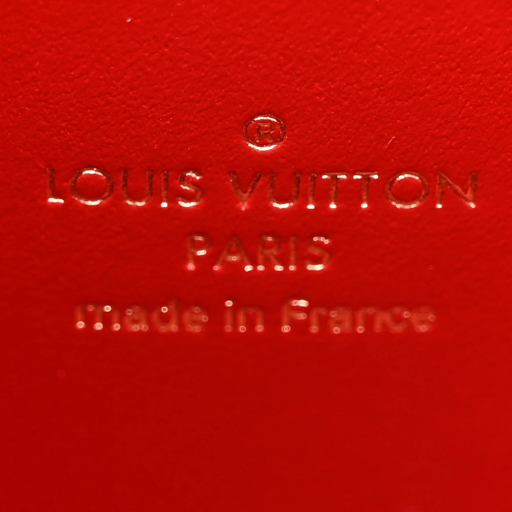 Louis Vuitton Malletage Top Handle GO-14 MM Rouge Lambskin Leather Gold Hardware