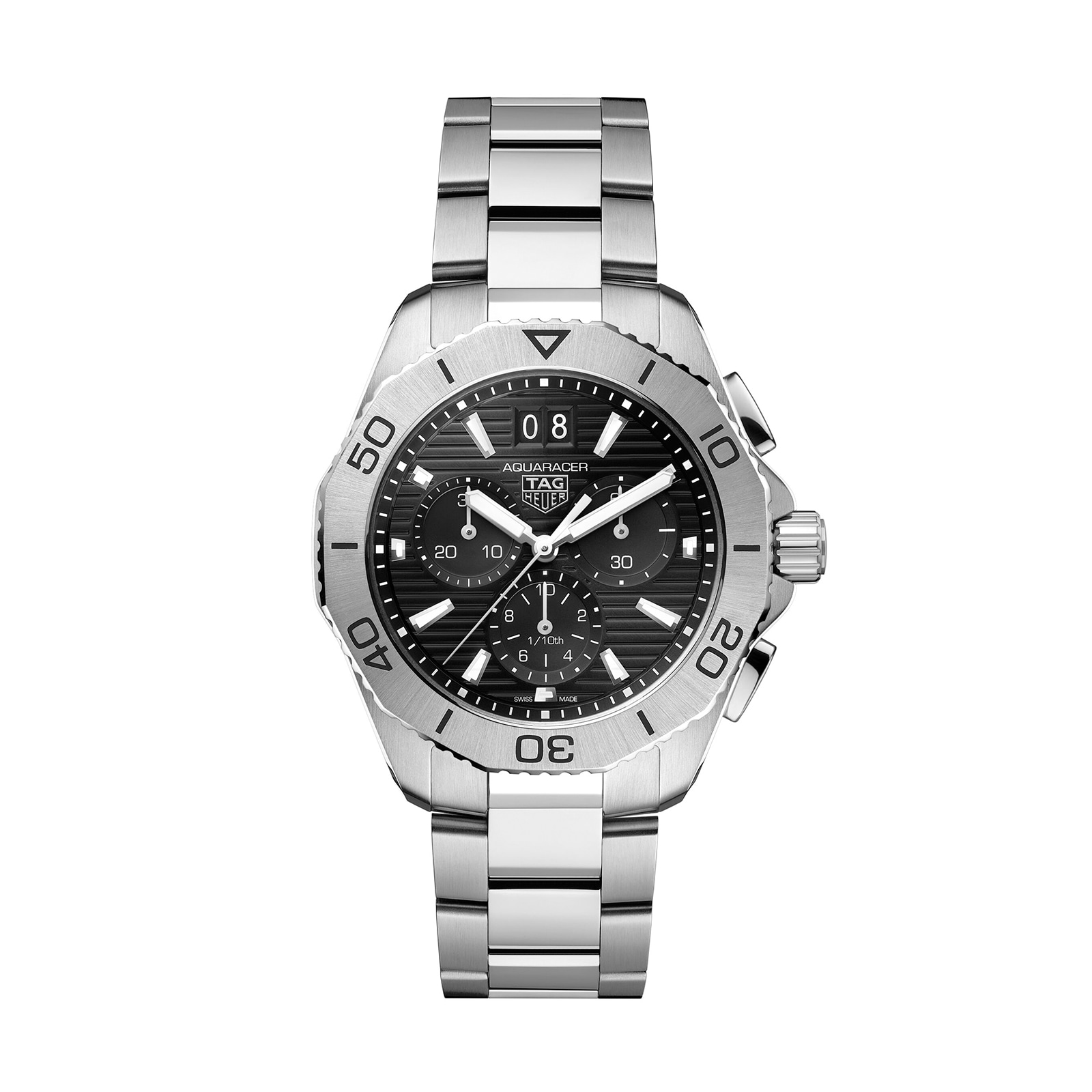 TAG Heuer Aquaracer Chronograph 40mm Mens Watch Black CBP1110.BA0627
