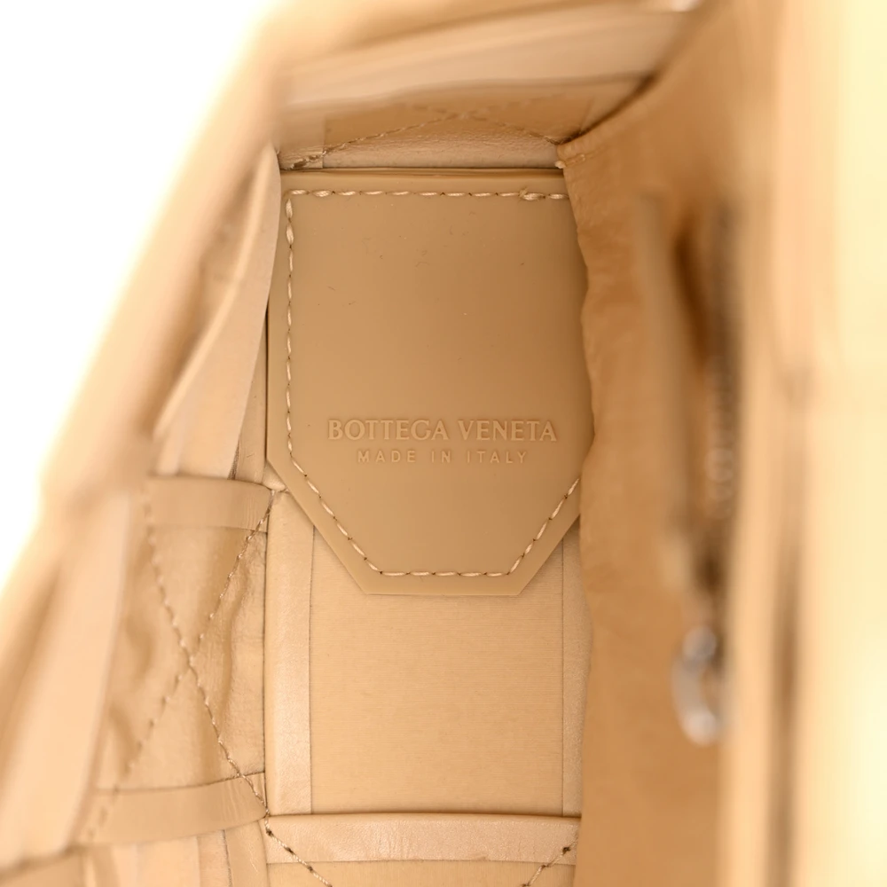 Bottega Veneta Maxi Intrecciato Cassette Crossbody Bag Porridge Paper Calfskin Leather