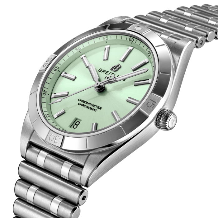 Breitling Chronomat Automatic 36 Stainless steel Mint green A10380101L1A1