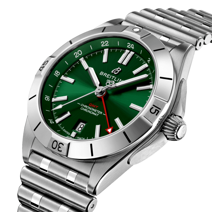 Breitling Chronomat Automatic GMT 40 Stainless steel Green A32398101L1A1