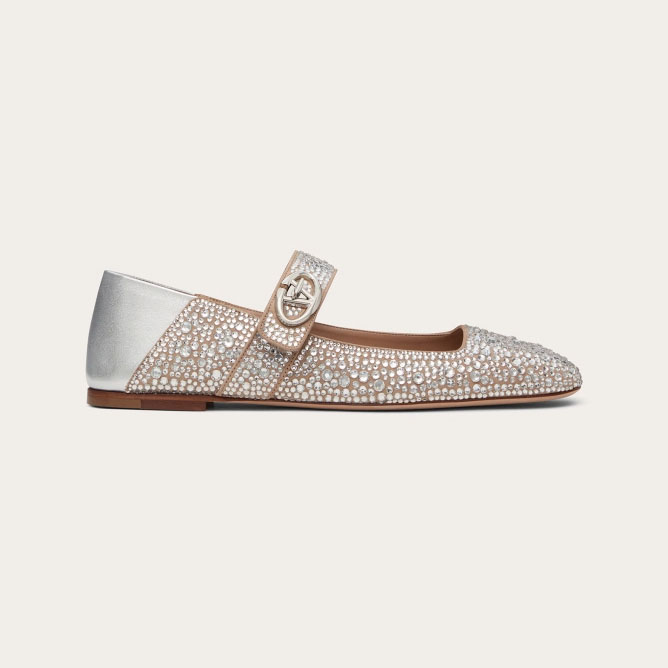 VALENTINO Patent leather Mary Jane ballet shoes