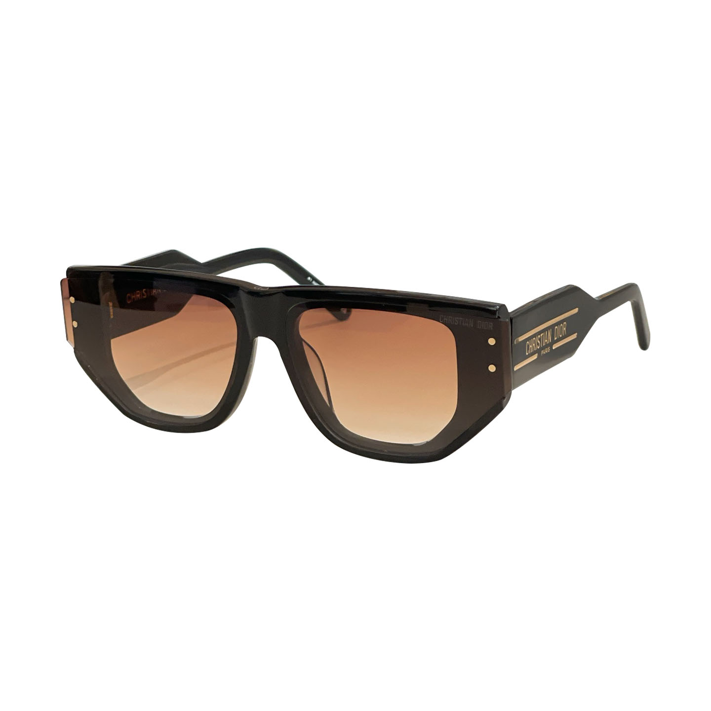 DIOR glasses black tawny/blue tawny/brown color Size 66口13-140