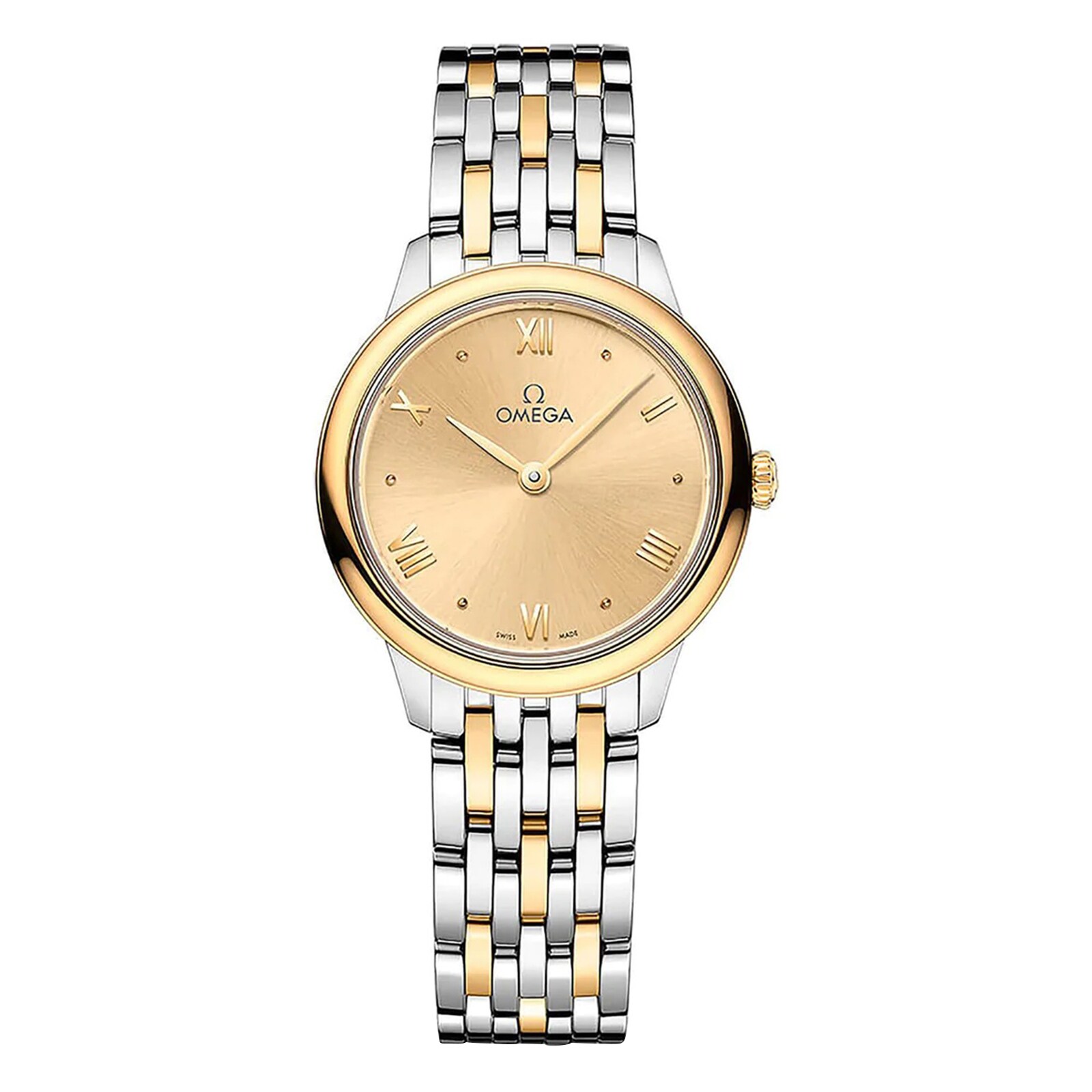 Omega De Ville Prestige 27.5mm Ladies Watch Yellow Gold O43420286008001