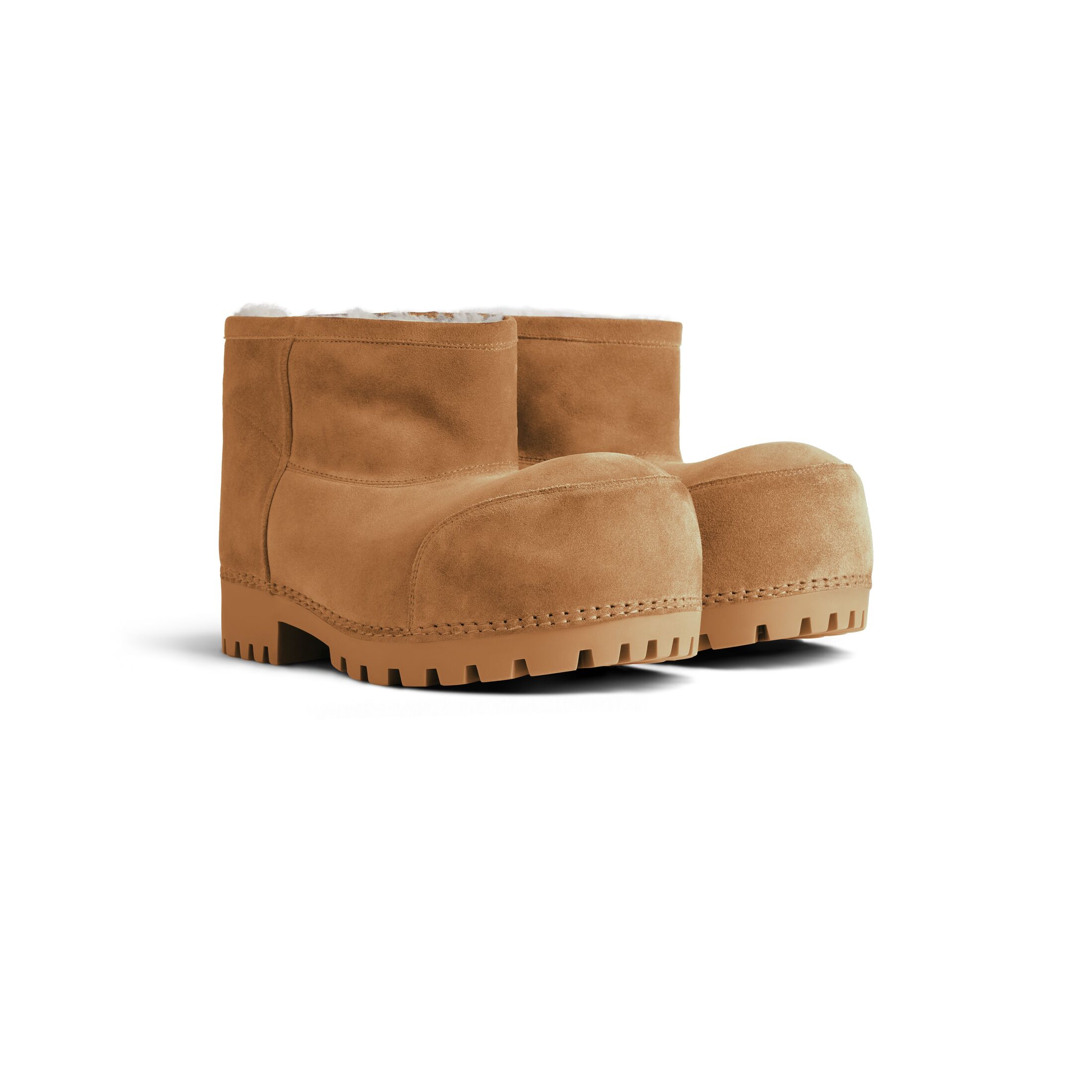 BALENCIAGA ALASKA FUR Ladies' Ankle Boots