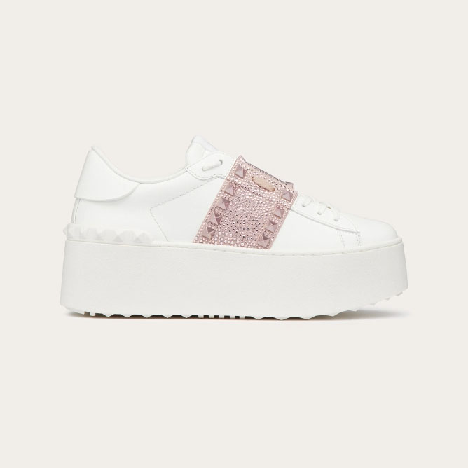 VALENTINO Women's calfskin platform shoes sneakers