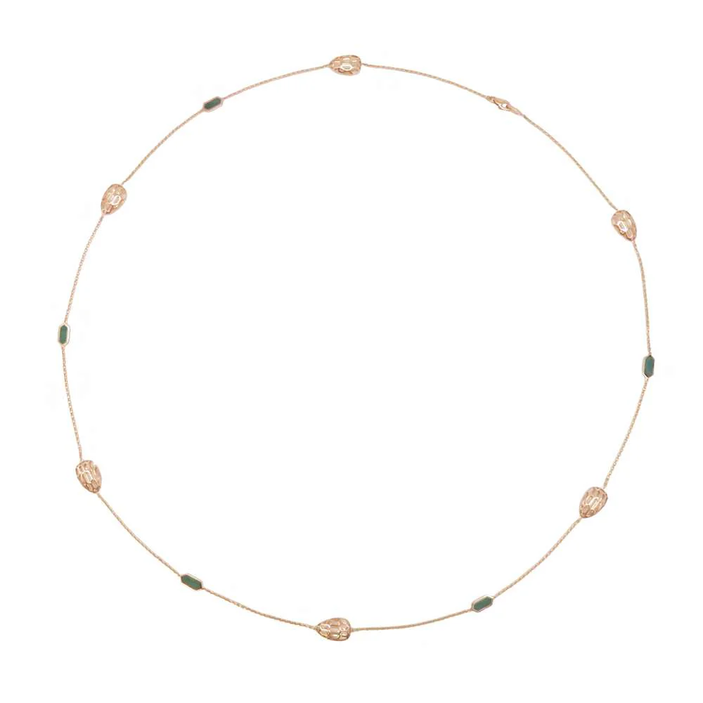 BVLGARI Serpenti 11 motif long necklace