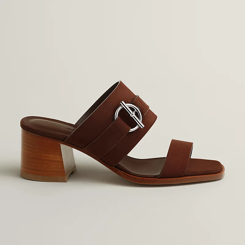 HERMES Kute Slippers High-heeled slippers High Heels Sandal