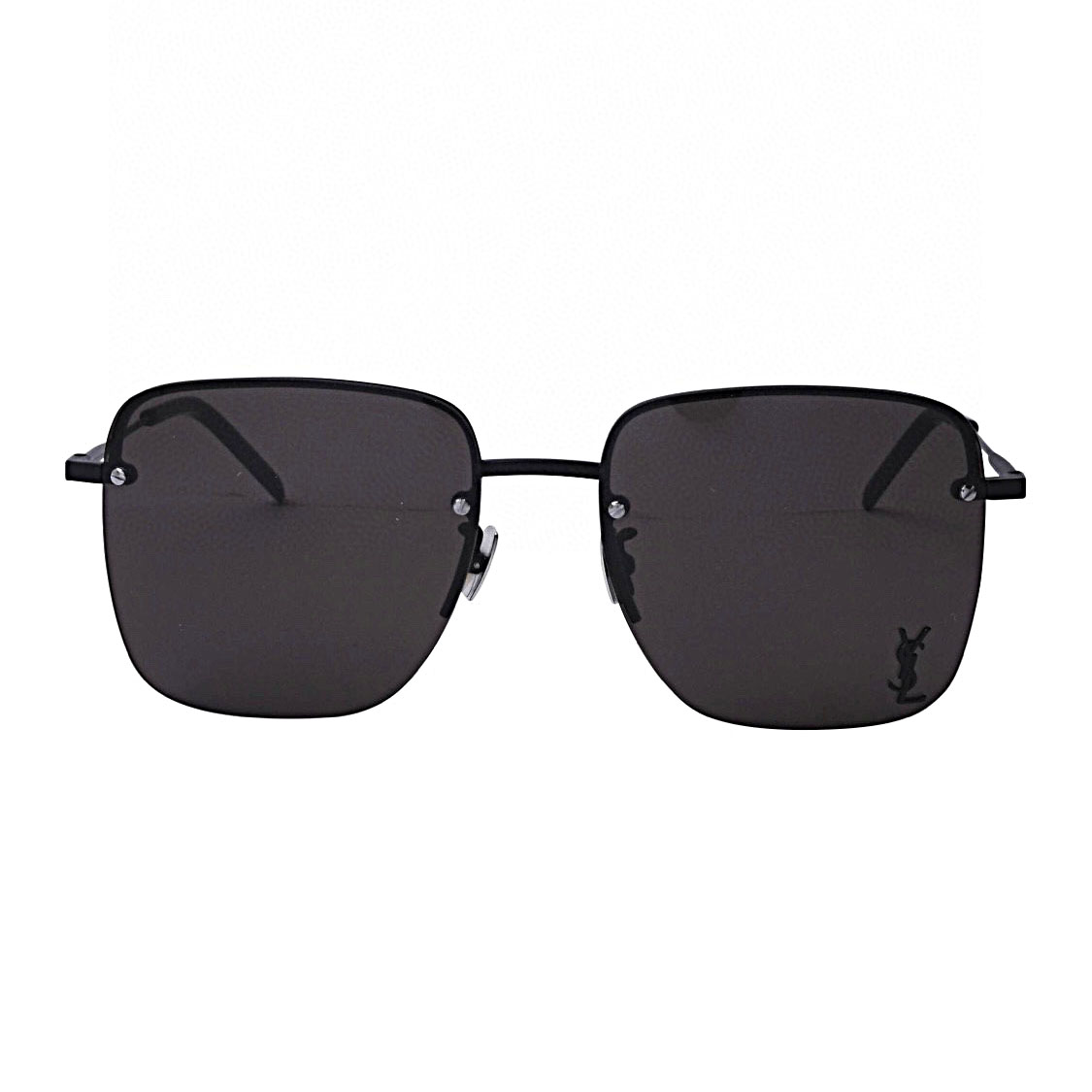 Saint Laurent square frame glasses black/tawny/red color Size 54-17-140