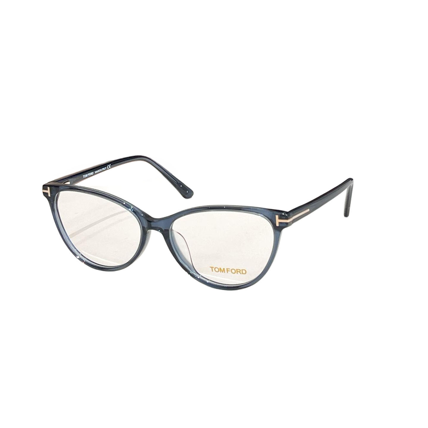 Tom Ford Cat Eye glasses leopard/blue/transparent/grey/citron/green/black color Size 54口16-145