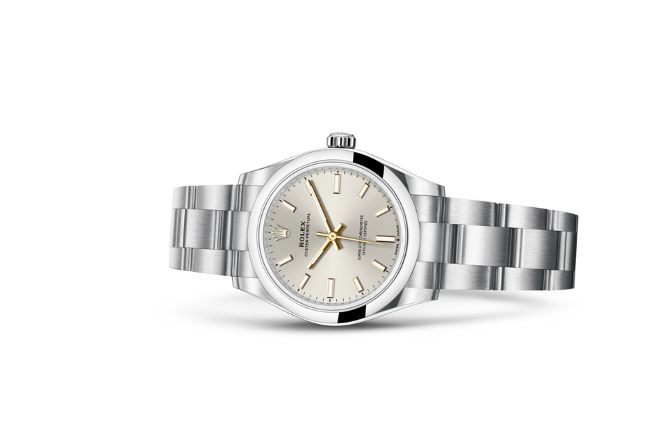 Rolex Oyster Perpetual 31 Oyster 31 mm Oystersteel Silver dial M277200-0001