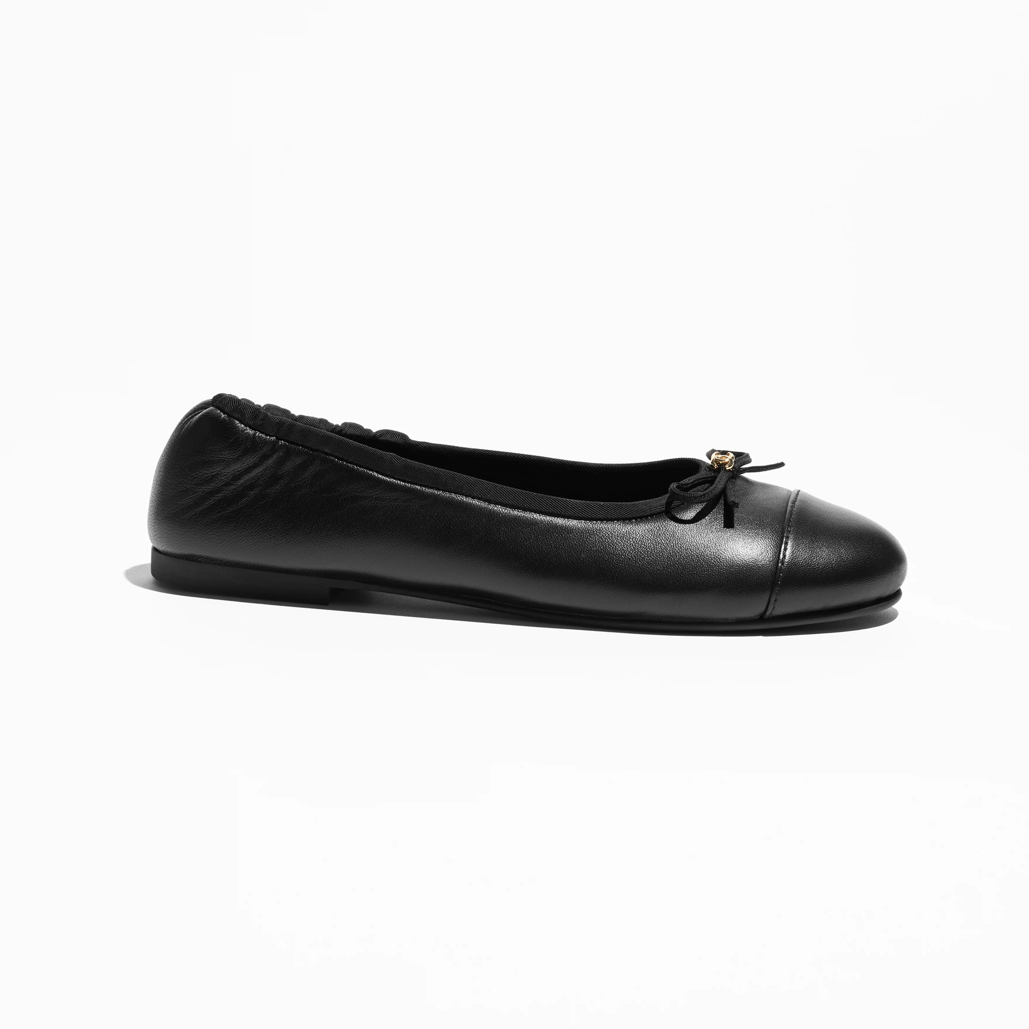 Chanel Flat shoes black Ballet Shoes