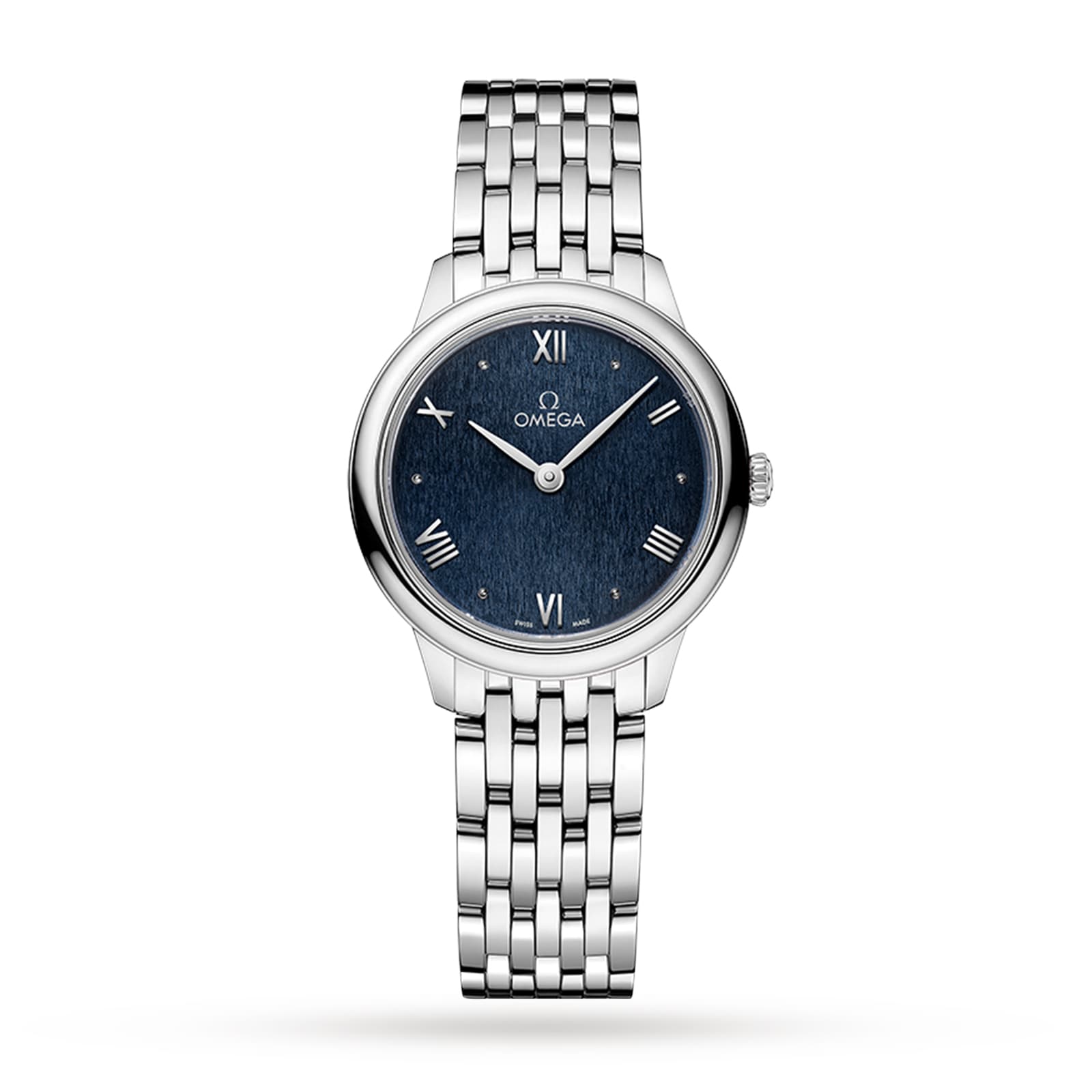 Omega De Ville Prestige Quartz 27.5mm Ladies Watch Blue O43410286003002