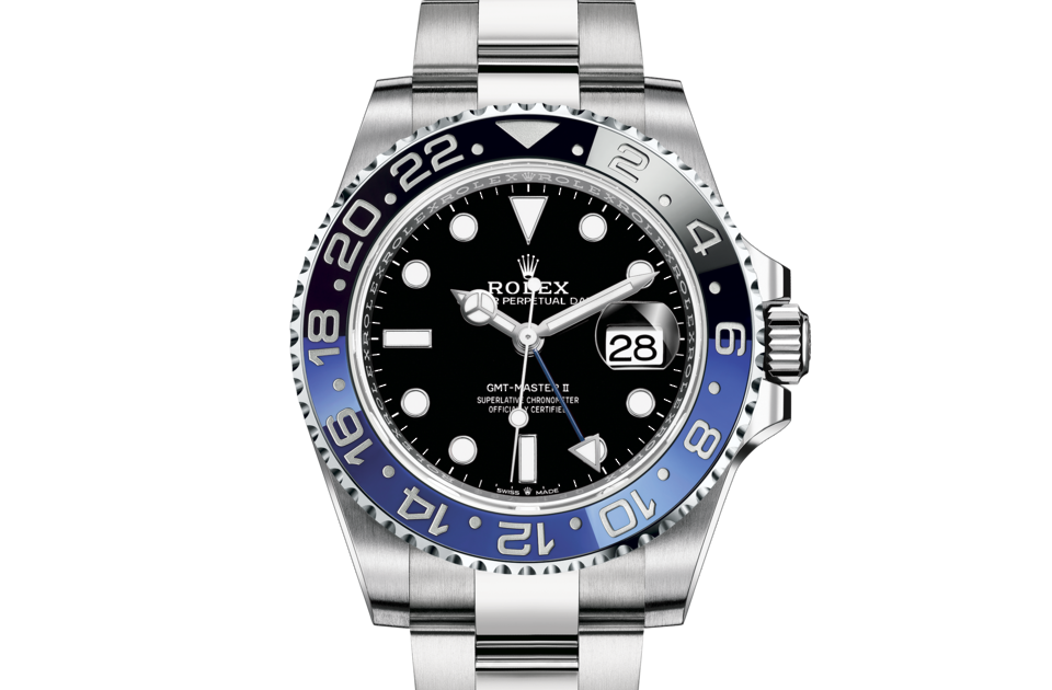 Rolex GMT-Master II Oyster 40 mm Oystersteel Black dial M126710BLNR-0003