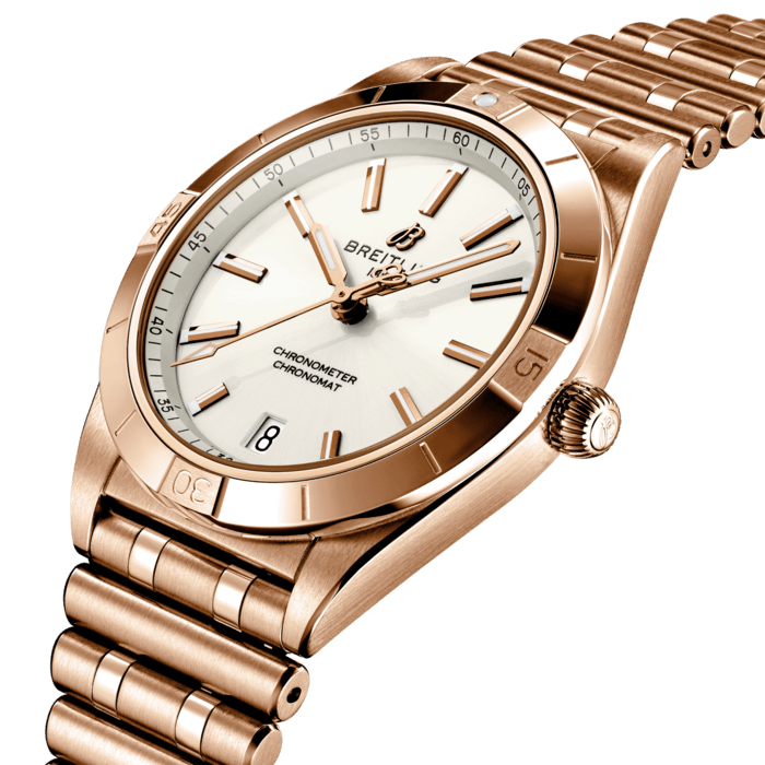 Breitling Chronomat Automatic 36 18k red gold White R10380101A1R1