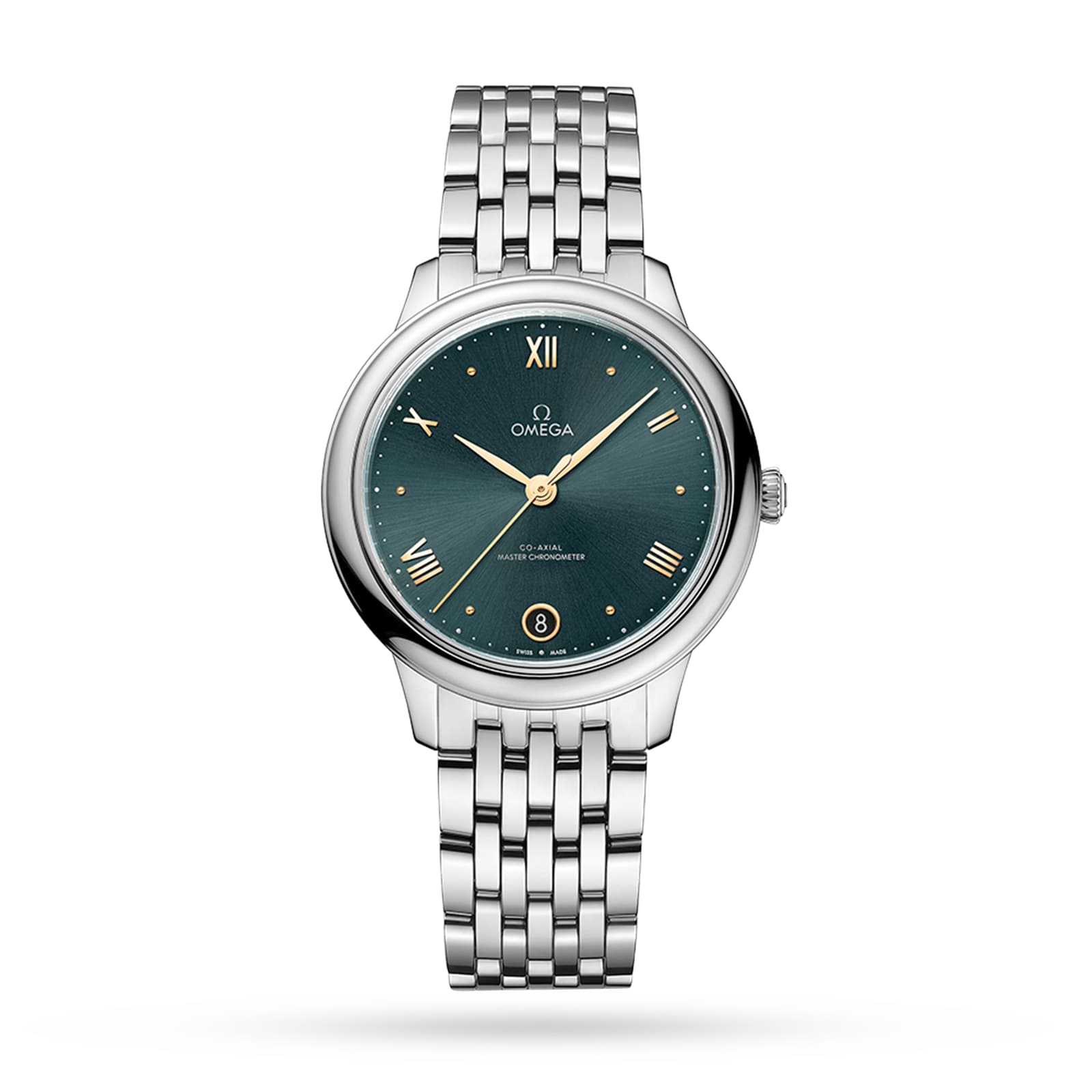 Omega De Ville Prestige Co Axial Master Chronometer 34mm Ladies Watch Blue O43410342010001