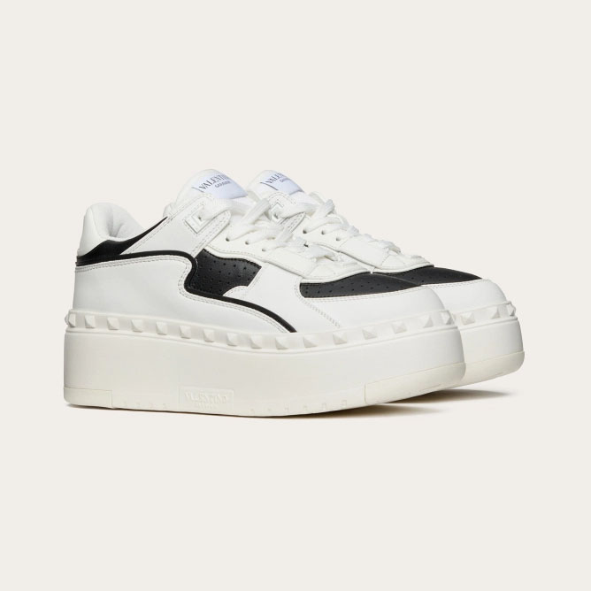 VALENTINO FREEDOTS XL Women's calf leather sneakers