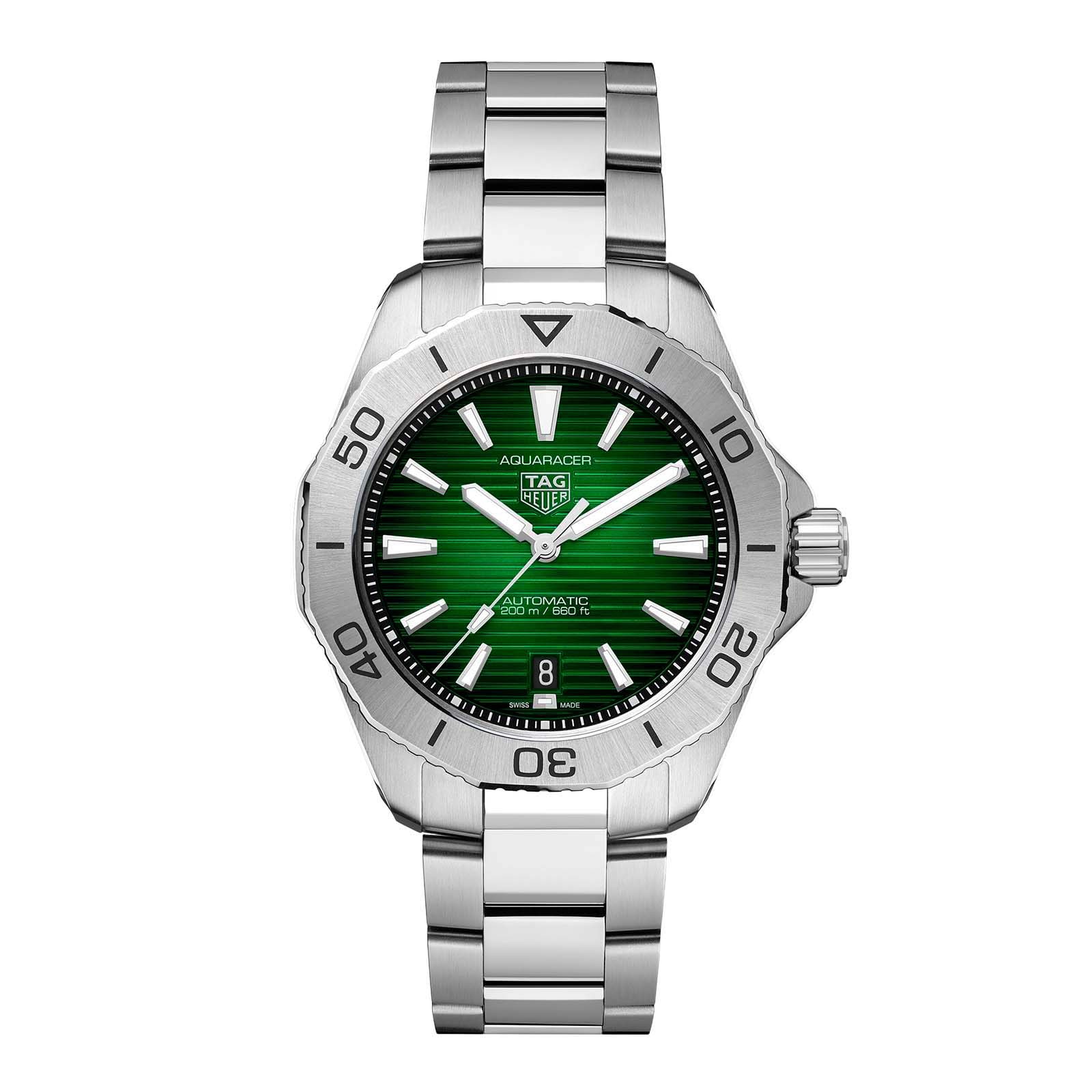 TAG Heuer Aquaracer Professional 200 40mm Mens Watch Green WBP2115.BA0627