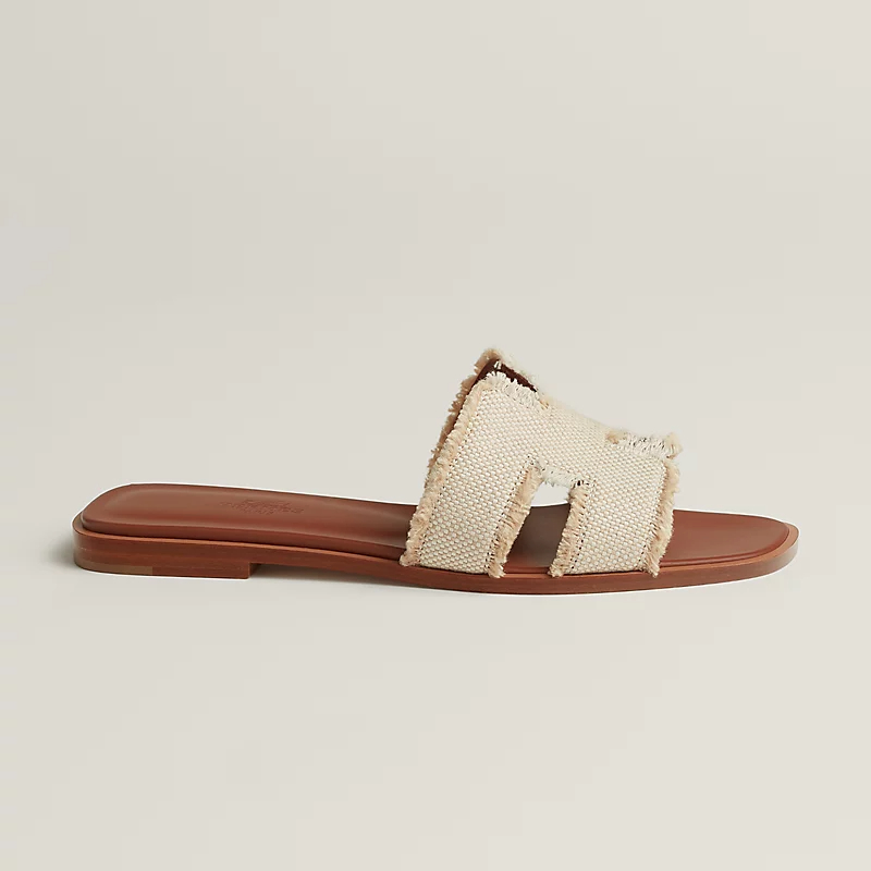 HERMES Oran Beige color Slippers