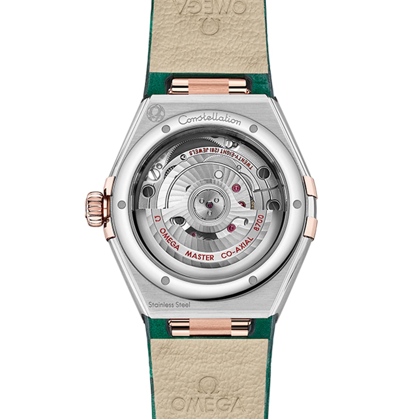 Omega Constellation Co Axial Master Chronometer 29mm Ladies Watch Green O13123292099001
