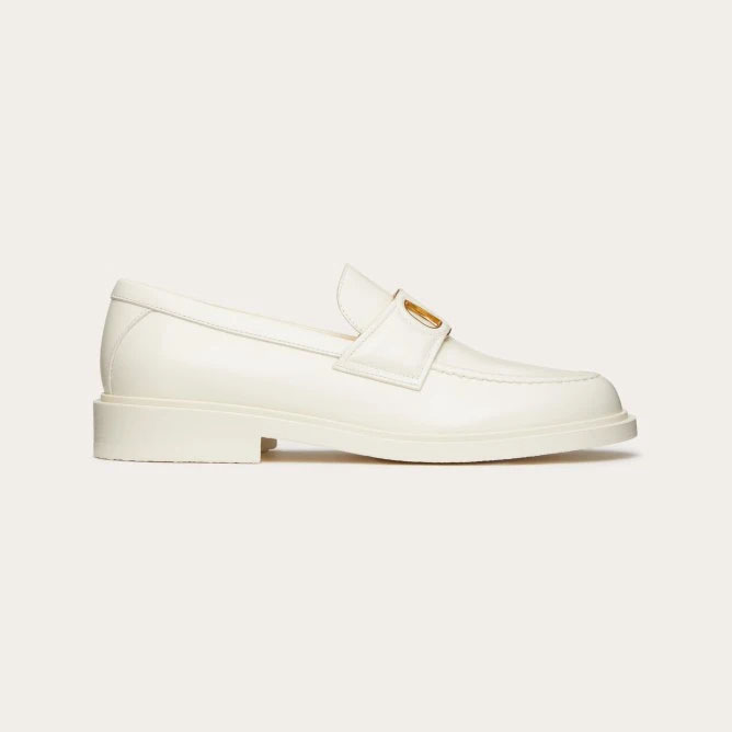 VALENTINO Calf leather loafers