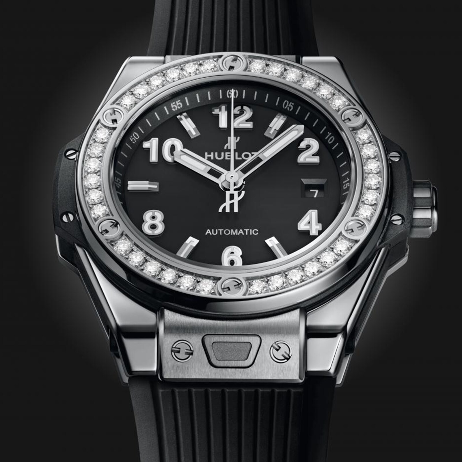 Hublot Big Bang One Click Steel Diamonds 33mm Watch 485.SX.1170.RX.1204