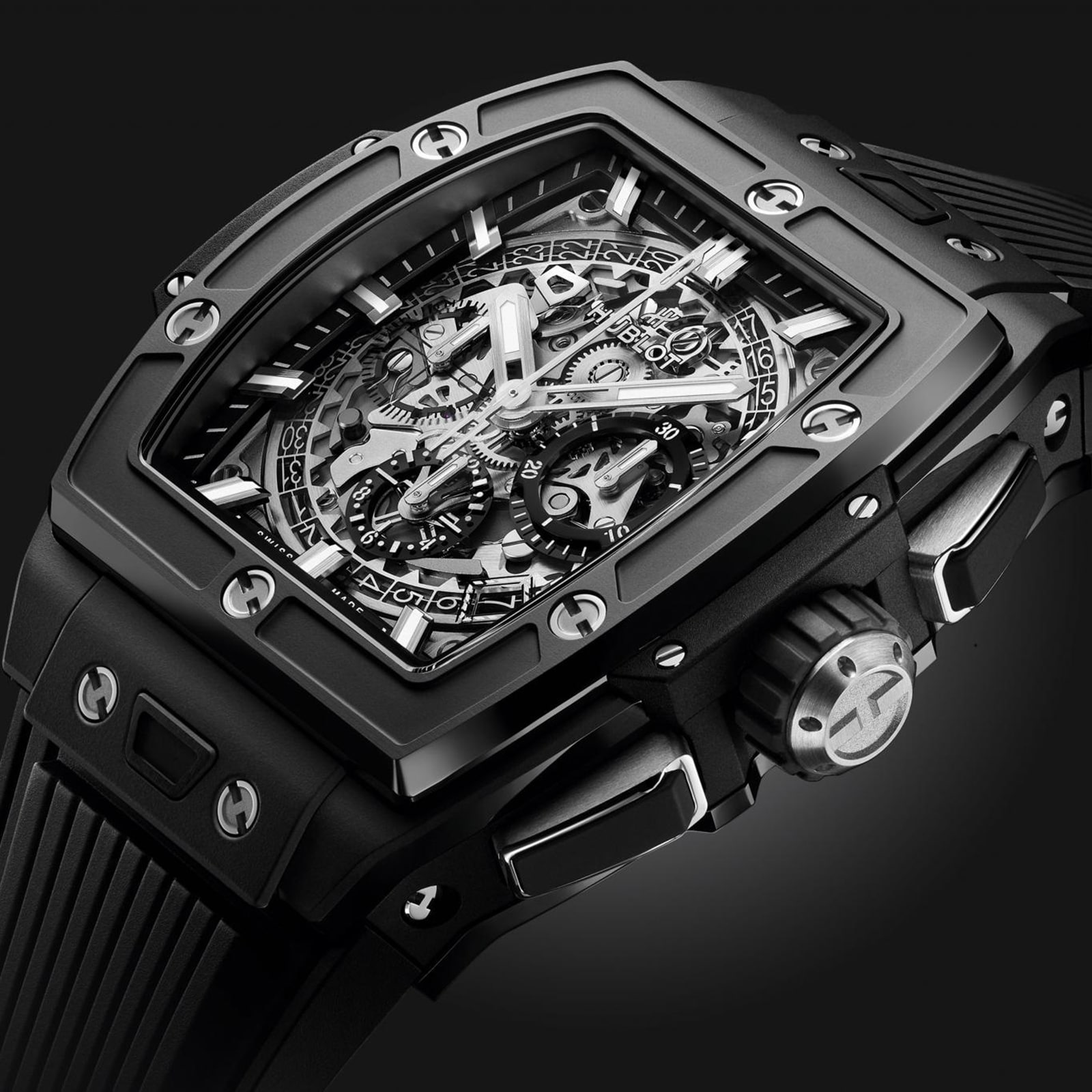 Hublot Spirit Of Big Bang Black Magic 42mm Mens Watch Black 642.CI.0170.RX