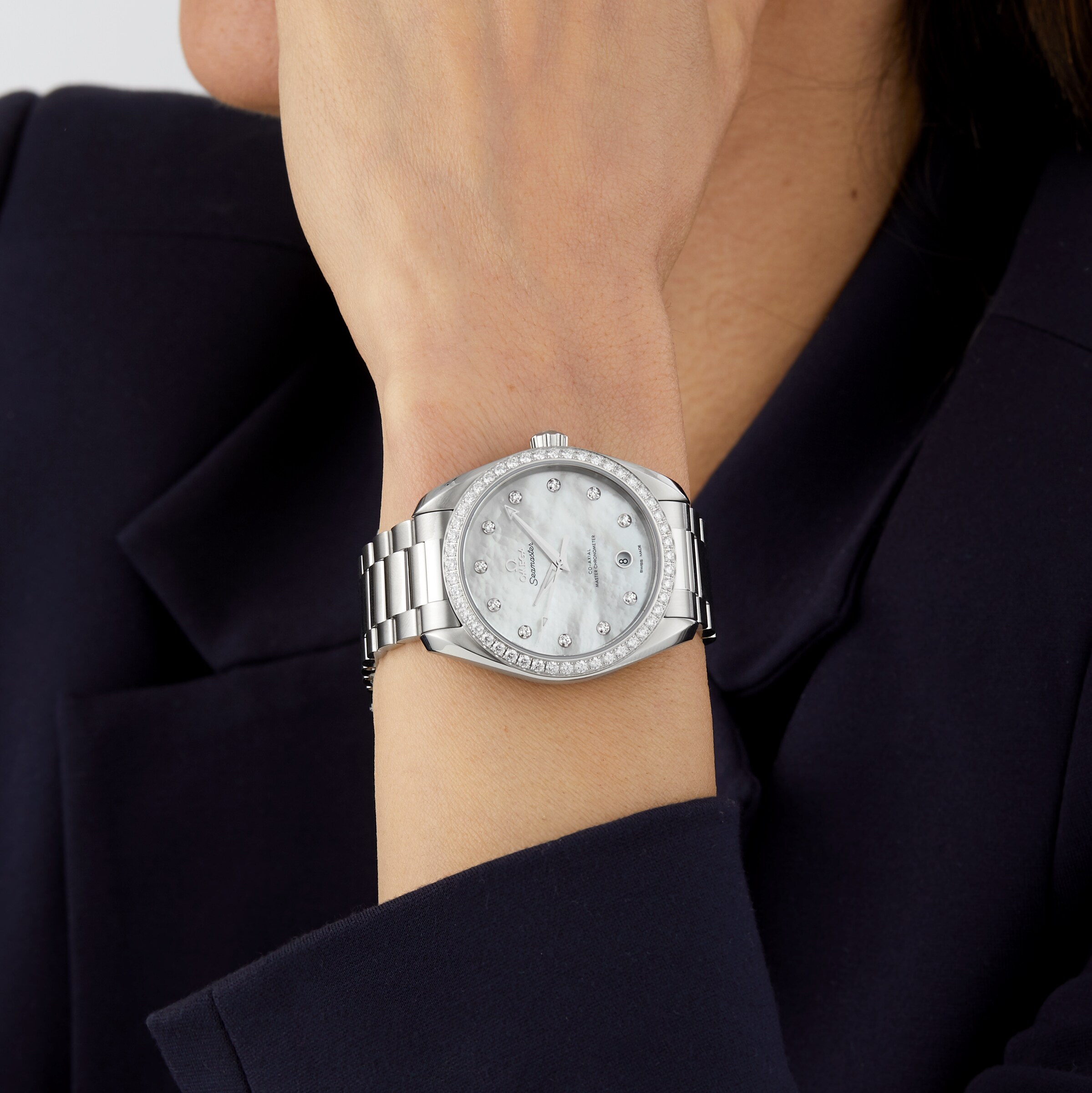 Omega Seamaster Aqua Terra Diamond 38mm Ladies Watch O22015382055001