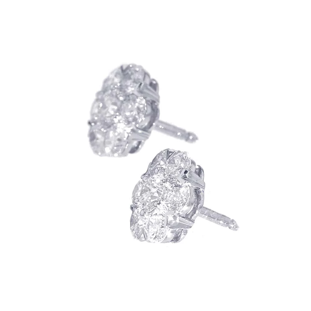Van Cleef & Arpels Fleurette EarringsVCARP9X800 18K White Gold