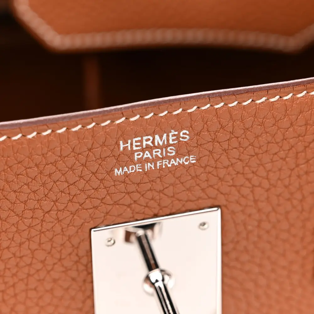 Hermès Birkin Brown Epsom Leather Palladium Hardware