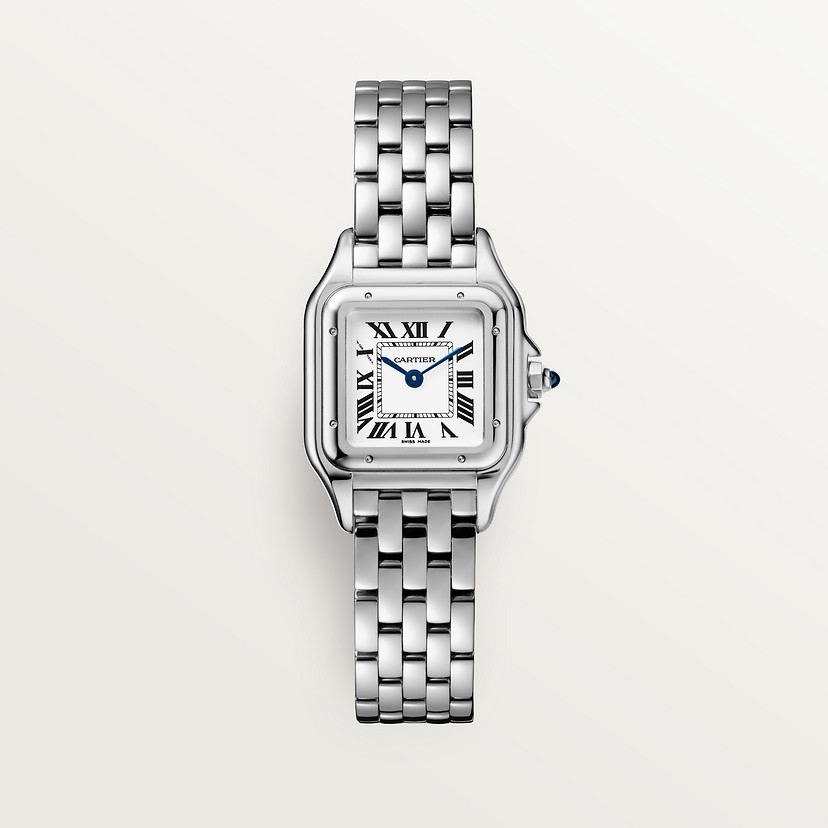 Panthère de Cartier watch small model Small model quartz movement steel CRWSPN0006
