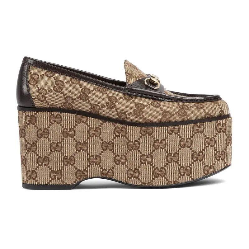 Gucci thick bottom loafers