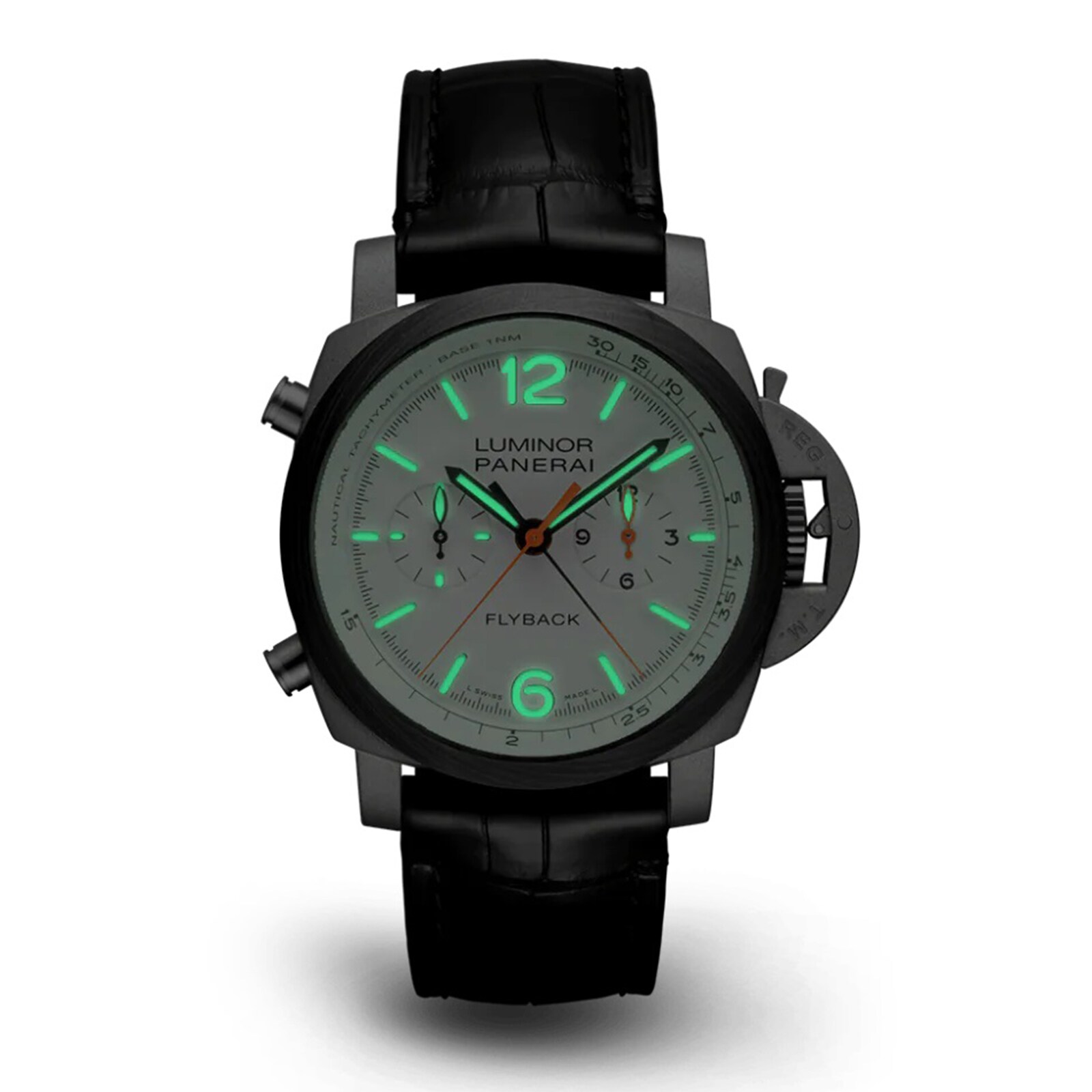 Panerai Luminor Chrono Flyback Zebra PAM01297