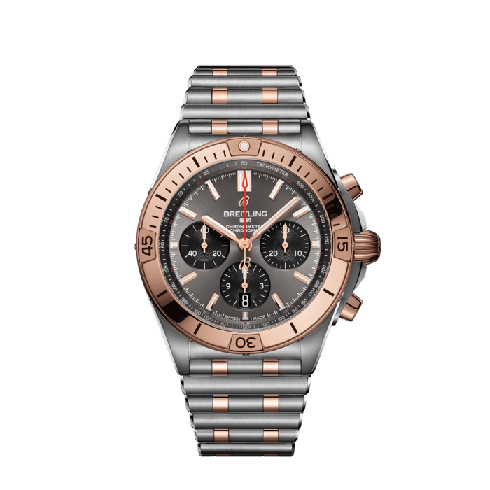 Breitling Chronomat B01 42 Stainless steel 18k red gold Anthracite UB0134101B1U1