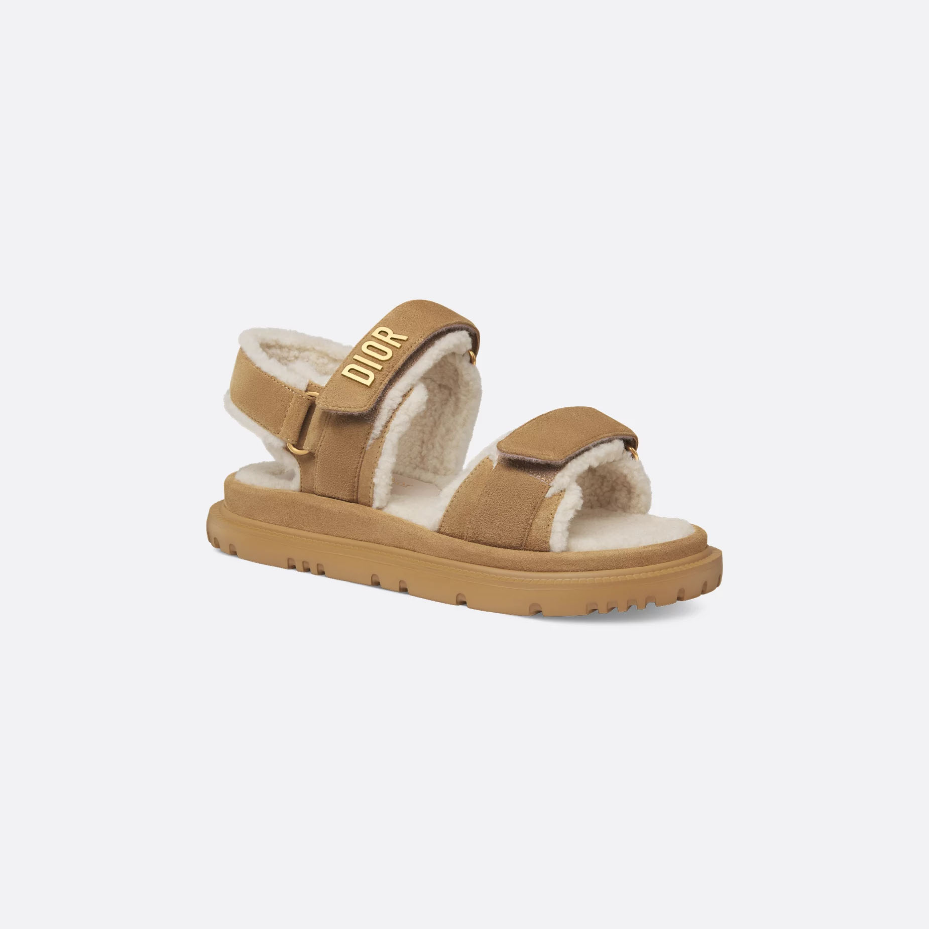 Dior brown add pile Sandal