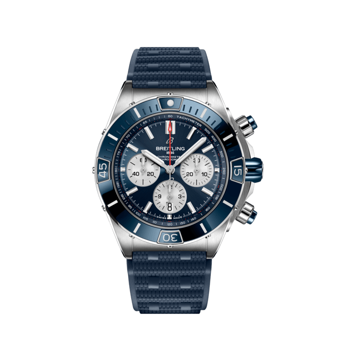 Breitling Super Chronomat B01 44 Stainless steel Blue AB0136161C1S1