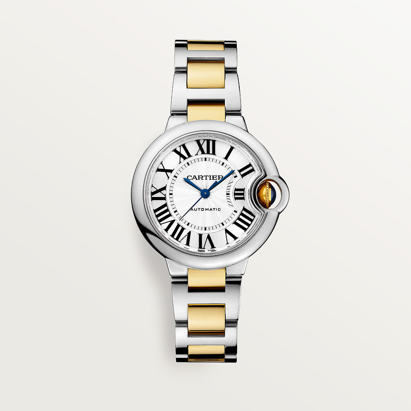 Ballon Bleu de Cartier watch 33mm yellow gold steel CRW2BB0002